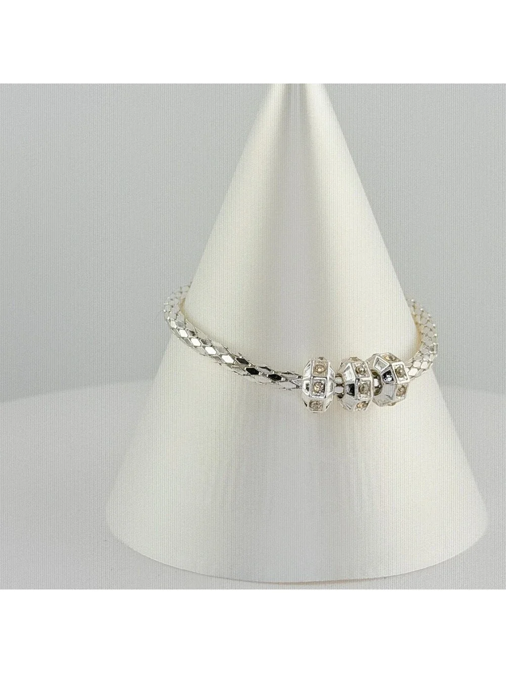 Bomb Party Single Stack Bracelet - on Silver Plating #187